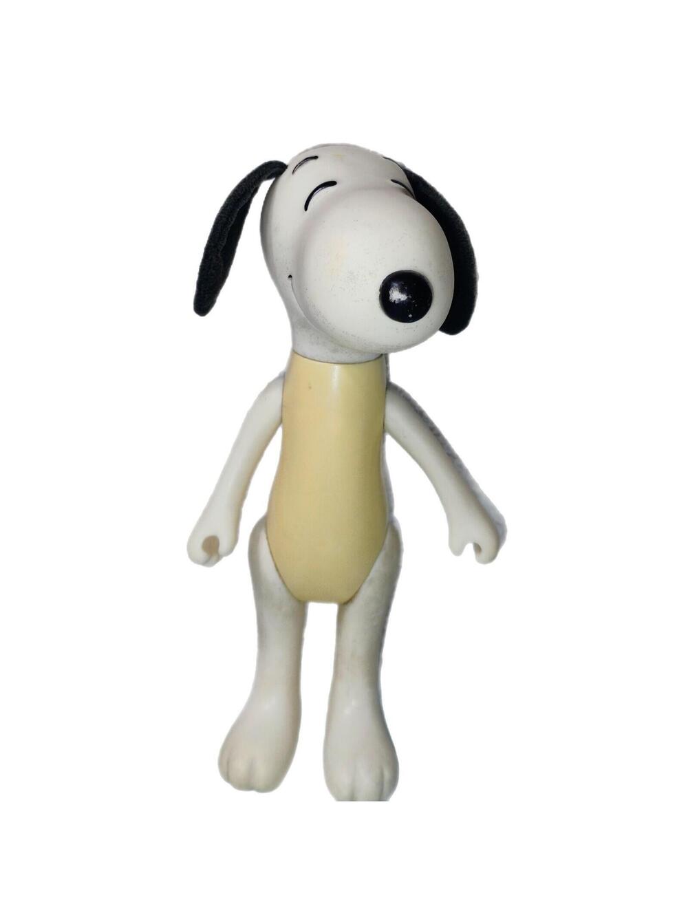 VNTG 8” Snoopy Doll 1958 - 1966 Peanuts Knickerbocker Toy Company Pose able